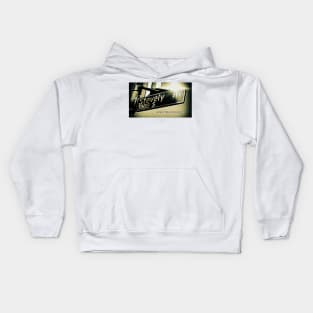 Stevely Avenue, Los Angeles, California by Mistah Wilson Kids Hoodie